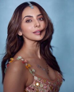 Rakul Preet Singh Instagram - I loved walking for the brand @gopivaiddesigns and enjoyed  launching their SS23 collection FIZA with @timesfashionweek
.
Wearing a beautiful ethereal Lehenga from this collection FIZA  which means summer breeze. 
The collection is soft, cool and easy to wear, full of mirrors and pastel colors, joyful and just perfect for  Indian summer wedding!