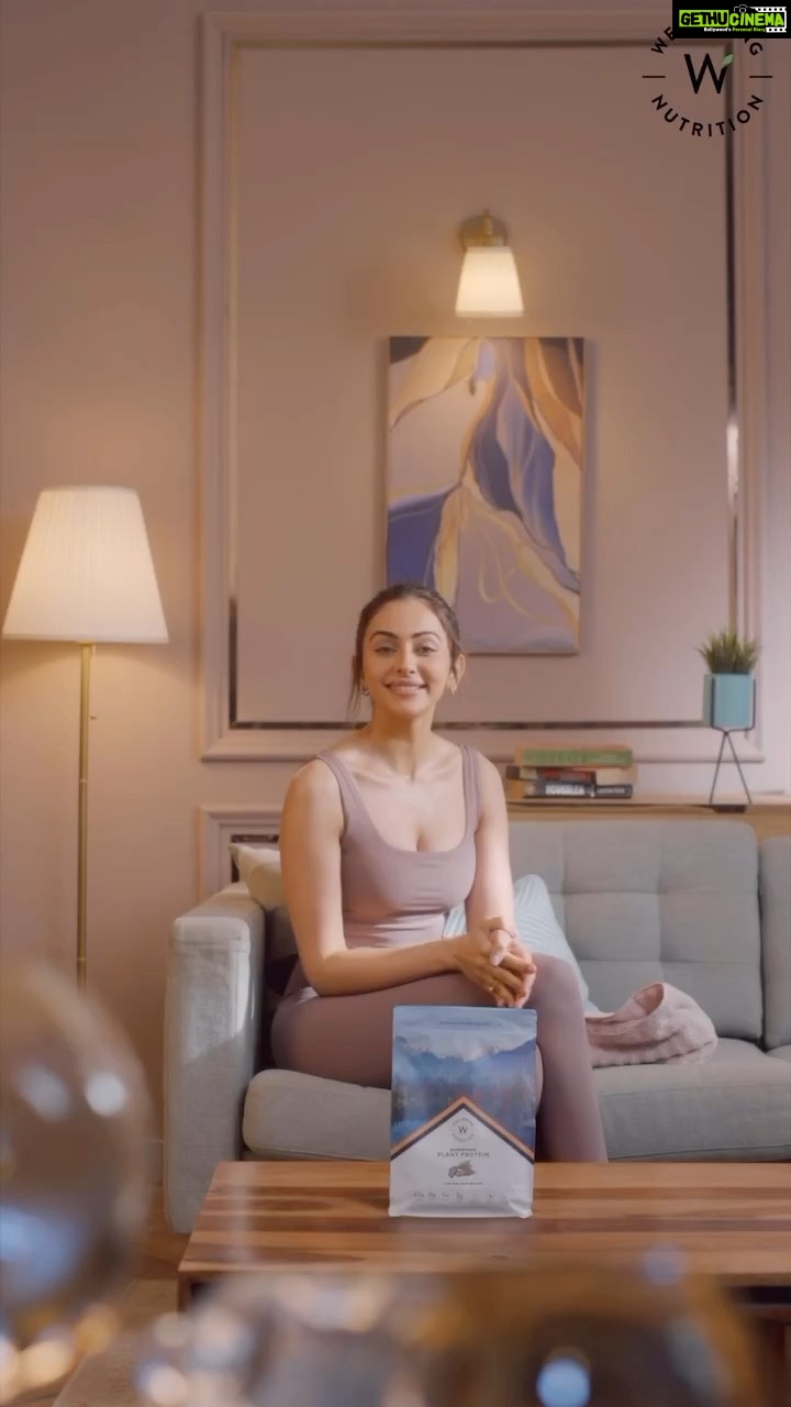 Rakul Preet Singh Instagram - Beyond excited to announce these 2 new flavours of @wellbeing.nutrition’s Superfood Plant Protein. Italian Cafe Mocha and British Banoffee Pie, which one are you gonna try first? Let me know in the comments below! #WellbeingNutrition #WellbeingNutritionXRakul #SuperfoodPlantProtein #ItalianCafeMocha #BritishBanoffeePie #Vegan #Collab