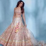 Rakul Preet Singh Instagram - I loved walking for the brand @gopivaiddesigns and enjoyed launching their SS23 collection FIZA with @timesfashionweek . Wearing a beautiful ethereal Lehenga from this collection FIZA which means summer breeze. The collection is soft, cool and easy to wear, full of mirrors and pastel colors, joyful and just perfect for Indian summer wedding!