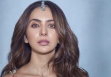 Rakul Preet Singh Instagram - I loved walking for the brand @gopivaiddesigns and enjoyed launching their SS23 collection FIZA with @timesfashionweek . Wearing a beautiful ethereal Lehenga from this collection FIZA which means summer breeze. The collection is soft, cool and easy to wear, full of mirrors and pastel colors, joyful and just perfect for Indian summer wedding!