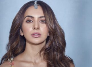 Rakul Preet Singh Instagram - I loved walking for the brand @gopivaiddesigns and enjoyed launching their SS23 collection FIZA with @timesfashionweek . Wearing a beautiful ethereal Lehenga from this collection FIZA which means summer breeze. The collection is soft, cool and easy to wear, full of mirrors and pastel colors, joyful and just perfect for Indian summer wedding!