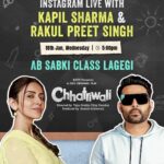 Rakul Preet Singh Instagram – #MasterClassWithKapil was a perfect start for what’s more to come in #ChhatriwaliOnZEE5!
Premieres in just 2 days.