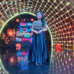 Rithika Tamil Selvi Instagram - So happy to be in the sets of CWC again & meeting all my beloved people ❤️ Had great fun & glad to be a part of this great show😇 Thanks to @mediamasons team Director @parthiv.mani @ravoofa.h.k Mam for having me there🙏🏻😊 Outfit @akira_the_couture__ . . . #rithika #cwc #cwcseason4 #cwcseason2 #cwccelebration #vijaystars #vijaytelevision #tamil_rithika #rithikatamilselvi