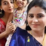 Rithika Tamil Selvi Instagram - Selfie ku pose panna sonna… this is her smile 😄 #bhagiyalakshmiserial #bhagiyalakshmi