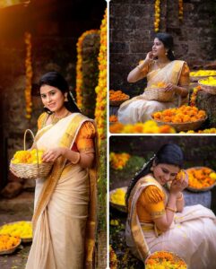 Rithika Tamil Selvi Instagram - 1st Onam 🌼🌺

#onam23 #onam #onamcelebration #onamsaree #firstonam #firstonamtogether😍❤️ #onam2023 #kerala #keralagodsowncountry #keralabride #weddingjewellery #jewelry #trending #trendingnow #onamphotoshoot #rithika #rithikatamilselvi #tamil_rithika #vijaytelevision #trendingupdates #tamilserial