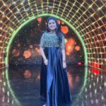 Rithika Tamil Selvi Instagram - So happy to be in the sets of CWC again & meeting all my beloved people ❤️ Had great fun & glad to be a part of this great show😇 Thanks to @mediamasons team Director @parthiv.mani @ravoofa.h.k Mam for having me there🙏🏻😊 Outfit @akira_the_couture__ . . . #rithika #cwc #cwcseason4 #cwcseason2 #cwccelebration #vijaystars #vijaytelevision #tamil_rithika #rithikatamilselvi