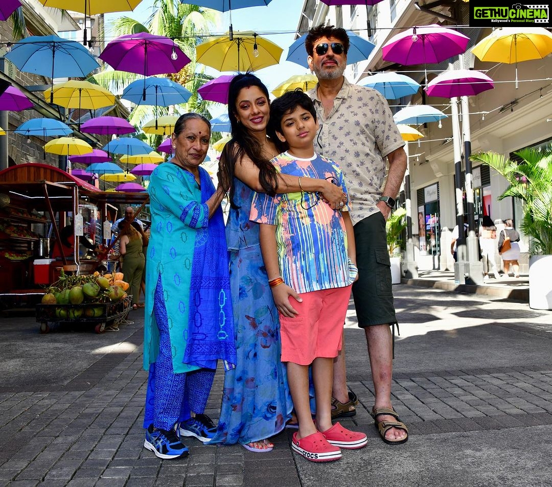 Rupali Ganguly Instagram - My happy space !! ❤️ Pyaaar aur sirf Pyaaar!! 🤗 #CaudanWaterFront at #Mauritius Rupali’s Wardrobe: 👗: @rrentyourstyle 🧣: @camy1411 🤝: @styledbyanna137 @mauritius.tourism @pickyourtrail . . . #sunday #instagood #instadaily #vacation #familytime #goodvibes #jaimatadi #jaimahakal #anupamaa #rupaliganguly