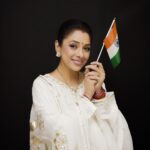 Rupali Ganguly Instagram - Celebrating my country, my India, not just on one day but everyday... Always grateful and proud to be an Indian!🇮🇳 #MeraBharatMahaan . . Styled By: @nehaadhvikmahajan Outfit: @neerusindia . . #ProudIndian #Gratitude #India #happy #Independenceday #Indian #love #grateful #proud #bharat #anupamaa #rupaliganguly #jaimatadi #jaimahakal