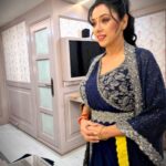 Rupali Ganguly Instagram – Count the blessings 🙏🏻💙
🧿🧿🧿

#anupamaa #wonderwoman #awards #anupamaa #rupaliganguly #instagood #jaimatadi #jaimahakal 

HMU @stylistsony @jayprakashpal20 

Outfit by @onaya_official @connectedforfashion
Jewellery by @gehnajewellers1
Stylist @shrushti_216