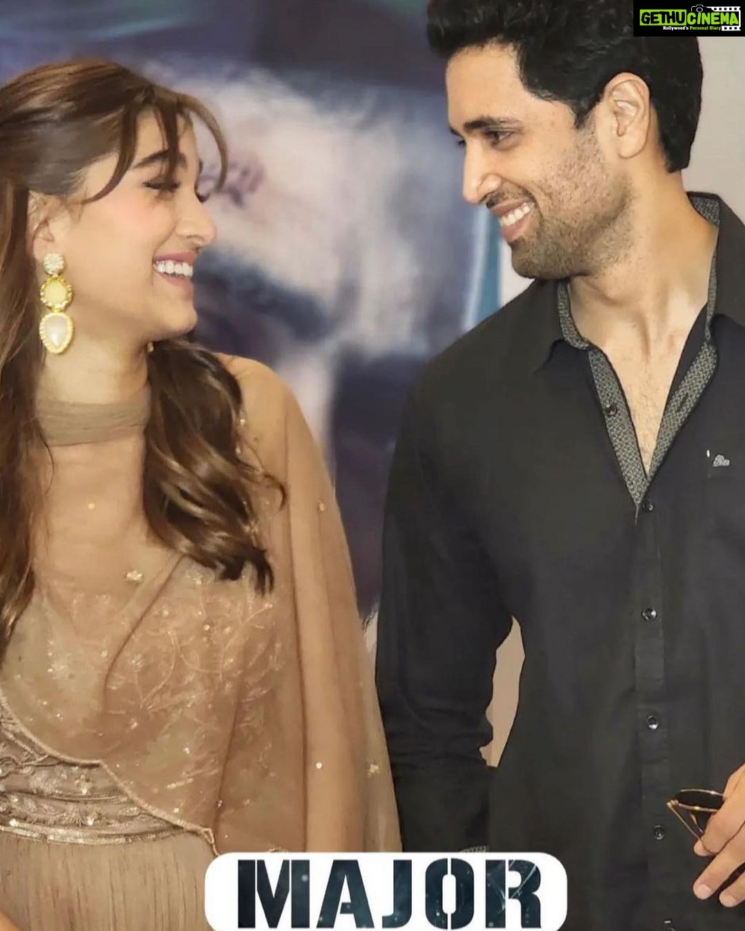 Saiee Manjrekar Instagram - One year to Major. A whole year. Uff how time flies…. An experience I will never forget and a story that will remain etched in my heart for life. I met @adivisesh a few days ago and he said I looked different and to that I just want to say I feel different too, after Major I feel more confident, more caring, and so much stronger and thank you for that, thank you for making me and giving me Isha, forever grateful. @joinprakashraj sir and @revathyasha ma’am for being so inspiring and kind. @sashikirantikka for being the most wonderful director one could ask for. Patient, calm, incredible. @gmbents @aplussmovies @sonypicsfilmsin @namratashirodkar @urstrulymahesh for giving this movie the platform and voice it needed and so much more. @sharathwhat for being the coolest producer and the most fun loving , crazy positive energy person ever. @sobhitad for being the kindest and wisest person I’d met in a long time and inspiring me. @khandelwal_neha for being there every step of the way. @rekhaboggarrapu for making it such fun to be on set and off set too. @vamsipatchipulusu for making the film look just perfection and obv having tons of fun on set. Vinvin and Dindin for the 2-3-4-5 punch system (they’re not real punches, metaphorical ones). Thank you to everyone, the cast, the crew, everyone involved❤️ Last but not the least in the slightest, so much love and respect for Maj Sandeep, his parents, his story and everyone that has been part of it @mrinal_munnu @vinaysirigineedi @kodatipavankalyan @gabbarni ……… ps sorry if I missed anyone🥹❤️