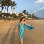 Sanaya Pithawalla Instagram - This is what turning your dreams into reality looks like ♥️ Exactly how I wanted to spend my birthday . By the beach in another country living my life queen size!! Thank you to @tribeescapes for making my birthday so so beautiful and wholesome . #happybirthdaytome ✨🌺 🏝️ Location @ten30.hikkaduwa ♥️ Wearing @maisolos.world thank you for making such a pretty bday outfit for me 🤗 Sri Lanka