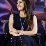 Sayyeshaa Saigal Instagram - Some from the press meet of #PathuThala So grateful for all the love you have given me! ❤️ Photos- @kiransa @kiransaphotography #blackdress#jewelry#love#ootd#instagram#blessed#instalove#raawadi#song