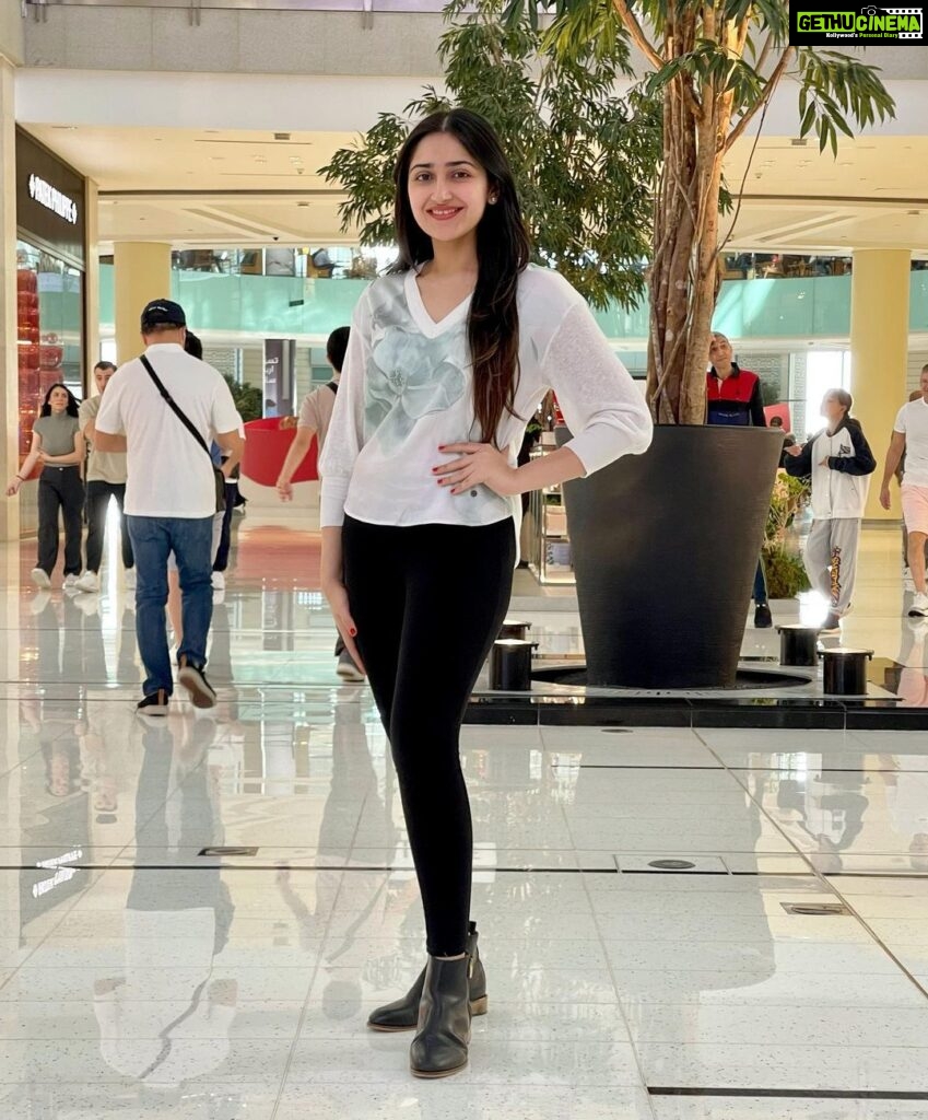 Sayyeshaa Saigal Instagram - Ready for some retail therapy?! Yess!! 💃 #dubai#shopping#travel#holiday#traveldiaries#retailtherapy#winter#dubaimall#instagood#december The Dubai Mall - The World's Largest Shopping Mall!