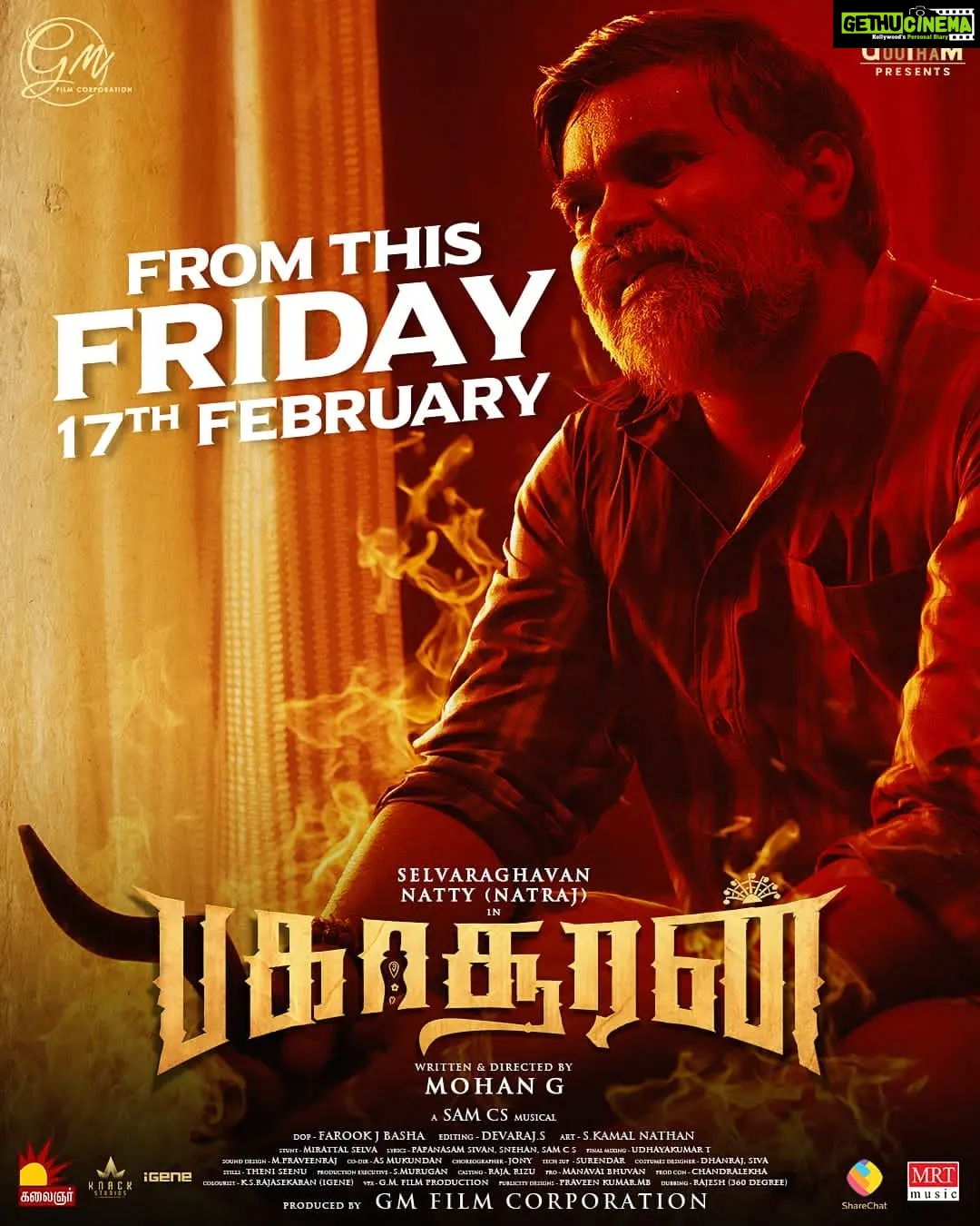 Selvaraghavan Instagram - #பகாசூரன் #Bakasuran is on the way.. 4 more days.. Worldwide release on February 17th.. #BakasuranFromFeb17