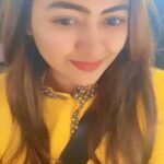 Shaalin Zoya Instagram – stealing clothes from mom’s wardrobe is always a good idea. 💡 #itsallyellow Cochin, Kerala