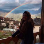 Shafaq Naaz Instagram – Find your rainbow and take a picture 😊 Zagorohoria,Greece