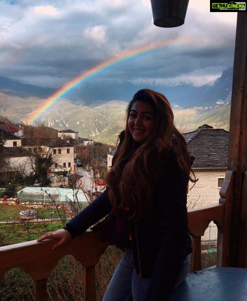 Shafaq Naaz Instagram - Find your rainbow and take a picture 😊 Zagorohoria,Greece