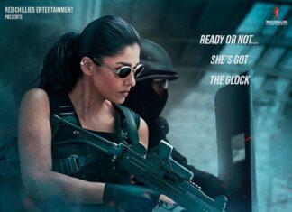 Shah Rukh Khan Instagram - She is the thunder that comes before the storm! #Nayanthara #JawanPrevue Out Now! #Jawan releasing worldwide on 7th September 2023, in Hindi, Tamil & Telugu.