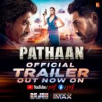 Shah Rukh Khan Instagram – Mehemaan nawaazi ke liye #Pathaan aa raha hai, aur pataakhen bhi saath laa raha hai! 💣💥 #PathaanTrailer out now! Link in bio. 
Releasing in Hindi, Tamil and Telugu on 25th January 2023.
@deepikapadukone | @thejohnabraham | #SiddharthAnand | @yrf