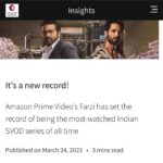 Shahid Kapoor Instagram - Farzi Fever 💯 THANK YOU ALL SO MUCH ❤️❤️ @rajanddk @kaykaymenon02 @raashiikhanna @itssmeamol @bhuvanarora27 @mensit @iamsumankumar @d2r_films @primevideoin