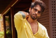 Shahid Kapoor Instagram - BLOODY sunny ☀️ Shot by: @mayank_mudnaney Makeup: @james_gladwin_ Makeup assistant: @mahendra.kanojia Hair by: @aalimhakim Hair assistant: @shahrukhshaikh9519 Jacket: @jatinmalikcouture Style by: @theanisha Dressman: @thebombaydressman Managed by: @chanchal_dsouza Digital agency: @59thparallel Security: @parvez_pzee PR agency: @think_talkies