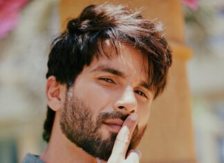 Shahid Kapoor Instagram - The sun is shining and it’s BLOODY daddy time. Shot by: @mayank_mudnaney Makeup: @james_gladwin_ Makeup assistant: @mahendra.kanojia Hair by: @aalimhakim Hair assistant: @shahrukhshaikh9519 Outfit: @osmanabdulrazak Shoes: @shutiqofficial Style by: @theanisha Dressman: @thebombaydressman Managed by: @chanchal_dsouza Digital agency: @59thparallel Security: @parvez_pzee PR agency: @think_talkies