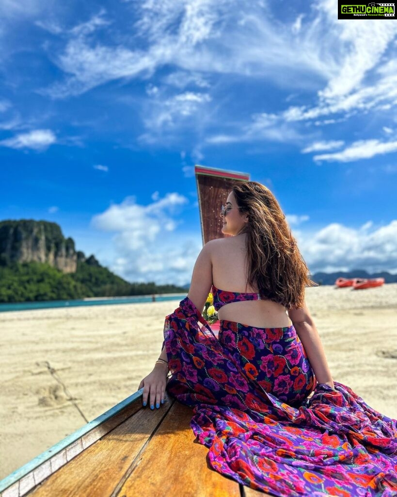 Shivshakti Sachdev Instagram - Nothing but blue skies 💙 I think officially we are done with my holiday content ( may be ) #holiday #vacation #happy #just #love #thailand #krabi