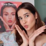 Shivshakti Sachdev Instagram - Trying Rare Beauty Products for the First Time @rarebeauty In love with the Tinted Moisturizer ( super super pigmented ) Contour stick and Highlighter Must Must Buy! Lipstick Shade : Lively ( must buy ) #rarebeauty #makeupaddict #recommended #love #selenagomez #just #new