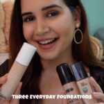 Shivshakti Sachdev Instagram - 3 Affordable Everyday Foundations Nykaa Shade : Biscuit Kay Beauty : 110N Light Maybelline : Light Beige #foundation #everyday #love #recommended #makeupartist #try #makeup