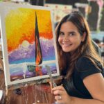 Shivshakti Sachdev Instagram - Life full of colours!! 🎨🫶🏼 #life #love #blessed #just #happy #weekend #paintings #yay
