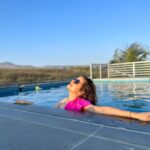 Shivshakti Sachdev Instagram - free🌸 Property : Casa Paun @stayvista_official #holiday #staycation #pool #happytimes #swimsuit #lake