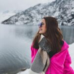 Shivshakti Sachdev Instagram - I am a Snow Baby ❄️ #travel #sikkimdiaries #gangtok #sikkimtourism #snowlove Changu Lake, Sikkim