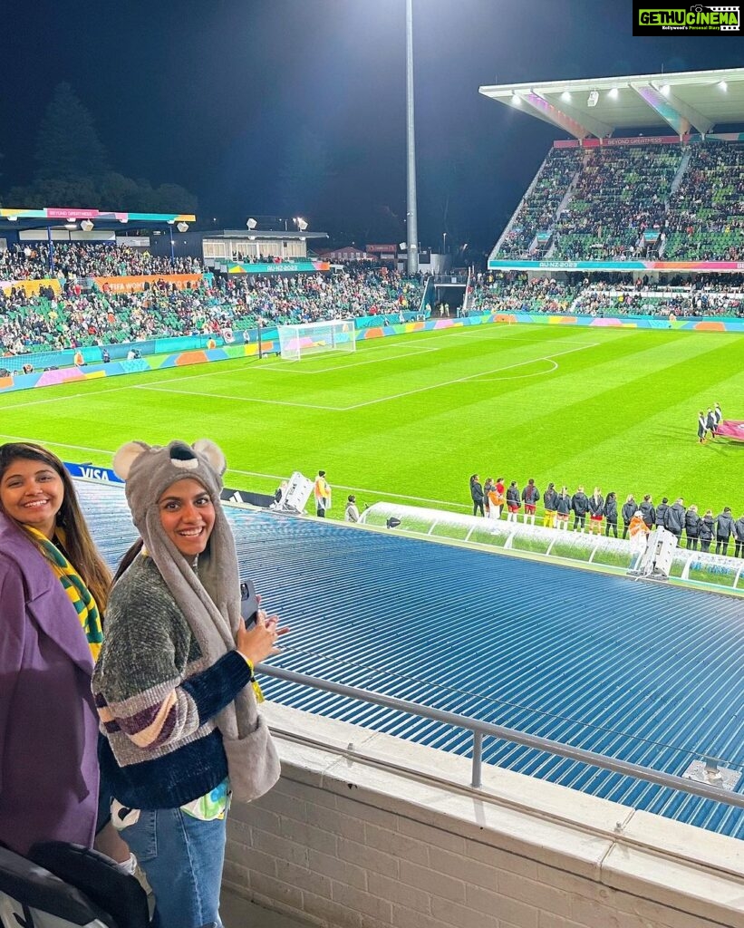 Shreya Dhanwanthary Instagram - A World Cup Class Night . @australia @westernaustralia @cityofperth @visitperth @fifawomensworldcup @fifa @mipalkarofficial @manishamakwana18 @garrett_minded #seeaustralia #wathedreamstate Perth, Western Australia