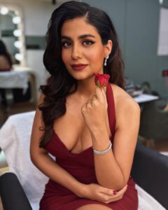 Shreya Dhanwanthary Instagram - एक गुलाबी शाम with #yummyamini 
.
@rajanddk @d2r_films @netflix_in @costumesbyneha @taskeen_c @jyoti.mandre_makeover @bazziinngaaa