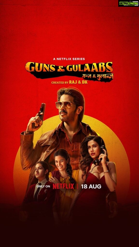 Shreya Dhanwanthary Instagram - A kirdaar with rangeen mizaj, laga de ye gangsters ki vaat! Presenting #GunsAndGulaabs ki duniya se, Inspector Arjun! Premieres on Aug 18, only on @netflix_in! 🌹🔫 . @rajanddk @netflix_in @rajkummar_rao @dqsalmaan @gouravadarsh @tjbhanu @gulshandevaiah78 @iamsumankumar @sumitaroraa @poojagor @vipin.sta @jogimallang @thisisnilesdivekar @iammanujsharma @goutamsharmaa191 @gouravsharmaa191 @tanishqchaudhary_ @krishrao_official @manishamakwana18 @suhanisethi_ @araham.sawant @d2r_films @amanpant02 #satishkaushik #GunsAndGulaabs #GunsAndGulaabsOnNetflix #yummyamini @costumesbyneha @taskeen_c @jyoti.mandre_makeover
