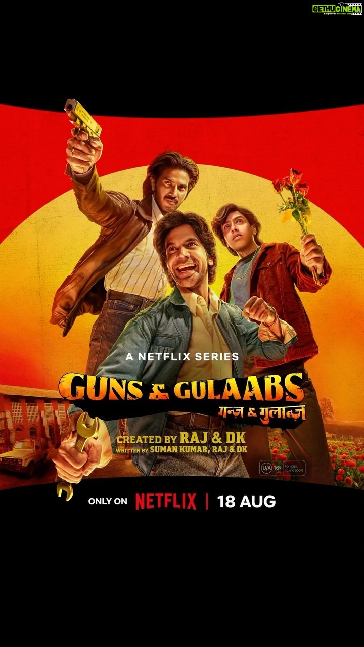 Shreya Dhanwanthary Instagram - Dilon ko churane aur action ka keher barsane, aa rahe hain Gulaabgunj ke gangsters! 🔧💘Guns and Gulaabs trailer OUT NOW only on @netflix_in ✨🌹🔫 . @rajanddk @netflix_in @rajkummar_rao @dqsalmaan @gouravadarsh @tjbhanu @gulshandevaiah78 @iamsumankumar @sumitaroraa @poojagor @vipin.sta @jogimallang @thisisnilesdivekar @iammanujsharma @goutamsharmaa191 @gouravsharmaa191 @tanishqchaudhary_ @krishrao_official @suhanisethi_ @araham.sawant @d2r_films @amanpant02 #satishkaushik #GunsAndGulaabs #gunsandgulaabsonnetflix