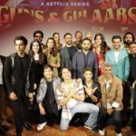 Shreya Dhanwanthary Instagram – We are Guns & Gulaabs. Dear audience, over to you.
.
@rajanddk @netflix_in @rajkummar_rao @dqsalmaan @gouravadarsh @tjbhanu @gulshandevaiah78 @iamsumankumar @sumitaroraa @poojagor @vipin.sta @jogimallang @thisisnilesdivekar @iammanujsharma @goutamsharmaa191 @gouravsharmaa191 @tanishqchaudhary_ @krishrao_official @suhanisethi_ @araham.sawant @d2r_films @amanpant02 #satishkaushik #yummyamini @costumesbyneha @manishamakwana18 @punkudge