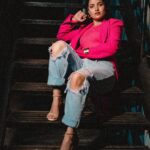 Siri Hanumanth Instagram - Dont just exist , live !! . . Wearing @zara Stylist @greeshma_krishna.k 📸 @chandu___7_
