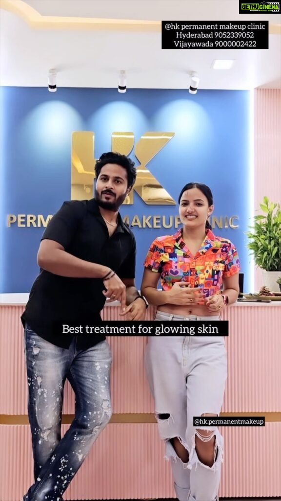 Siri Hanumanth Instagram - This is the most fun filled body contouring session we ever witnessed... @imshrihan all credits to you. Thank you @sirihanmanth for always trusting us with you skin care needs.. Experience 15000 crunches in 15 minutes withour state of art technology at our hkclinic & get in shape.. Also our famous skin brigthening sessions help you achieve healthy bright skin . Coming to pricing .. treatment varies from individual to individual and protocol is designed only after doctors consultation during which we check various factors like height,weight ,BMI , health conditions .. for approx pricing details regarding treatments kindly call us at 9052339052. #hkpermanentmakeup #sirihanmanth #srihan #skincare