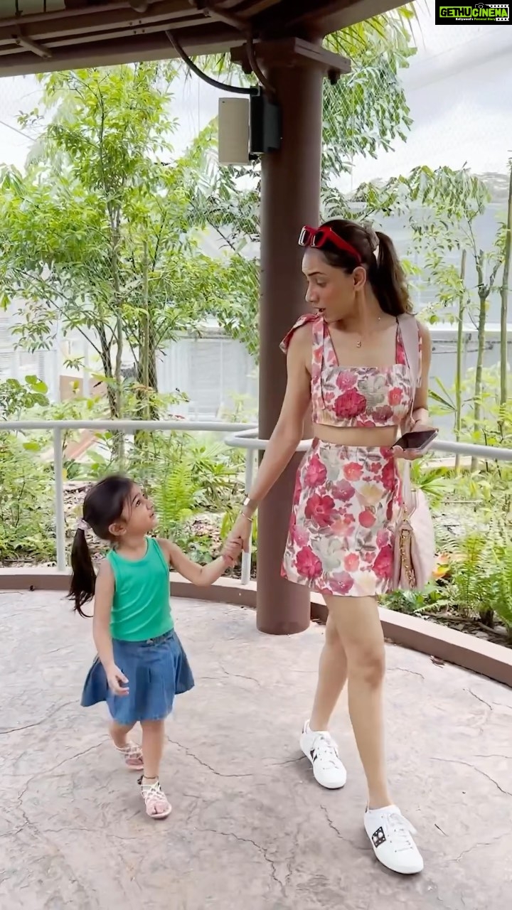 Smriti Khanna Instagram - The perfect wildlife escape with @mandaiwildlifereserve🌳 Bird Paradise in Singapore is a whole package for nature lovers. We were introduced to more than 3,500 birds of the world. Watching them thrive in their natural habitats is a treat for the senses.The Bird taking the center stage at the Sky Amphitheatre is surely a sight to behold. The highlight of our visit was the up-close encounter with flamingos and to top it off savouring gourmet meals amidst the heart of the wilderness. Don’t miss out on this incredible opportunity! You can also stand a chance to win a flight to Singapore and experience the all-new Bird Paradise at Mandai Wildlife Reserve. *Head over to the pinned contest post on @mandaiwildlifereserve to join now. Contest has been extended to 21 August!* #TakeMeToParadise #BirdParadise @visit_singapore
