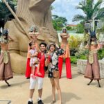 Smriti Khanna Instagram - Planned a trip to the Universal studios and reached 25 years later 🤪🙈 Not sure about Anayka but I was definitely living my childhood dream! Thank you @visit_singapore for having us! Wearing @label_deepikanagpal Universal Studios Singapore