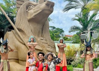 Smriti Khanna Instagram - Planned a trip to the Universal studios and reached 25 years later 🤪🙈 Not sure about Anayka but I was definitely living my childhood dream! Thank you @visit_singapore for having us! Wearing @label_deepikanagpal Universal Studios Singapore
