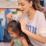 Smriti Khanna Instagram - Mermaid vibes 🤩 and endless giggles 💫 with my little Mermaid Daughter🧜. #TheLittleMermaid #ad In cinemas on 26th May @disneyfilmsindia . . Anayka’s mermaid outfit @the.adorbss