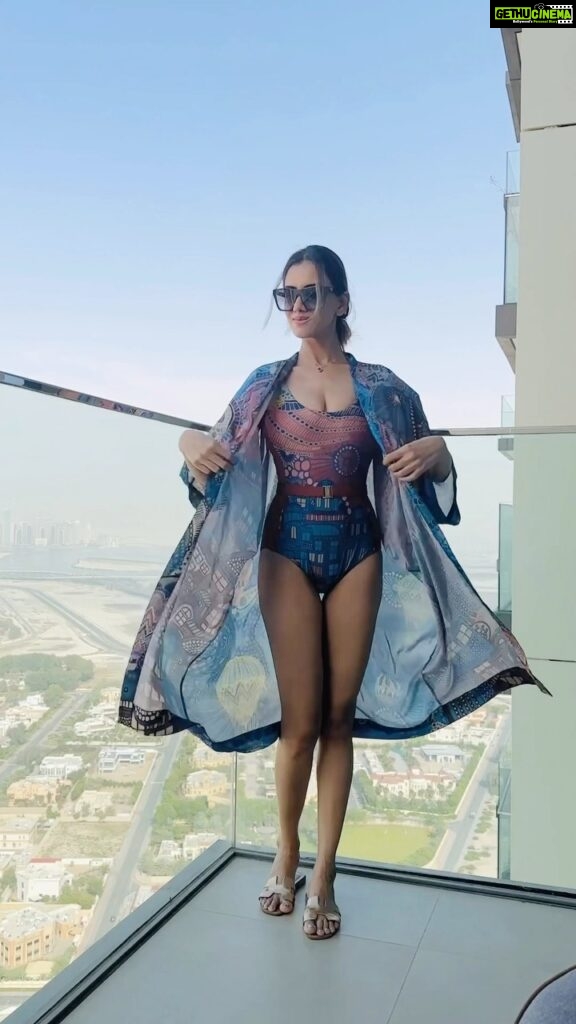 Smriti Khanna Instagram - Always extra! Swimwear @tizzi.official Dubai, United Arab Emirates