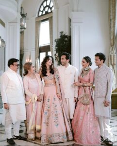 Smriti Khanna Instagram - Some favourites from the wedding day
My outfit @houseofneetalulla 
Makeup @raveen_anand 
Anayka’s outfit @the.adorbss 
Gautam’s outfit @abujanisandeepkhosla
Decor @eventfullyyoursdesign