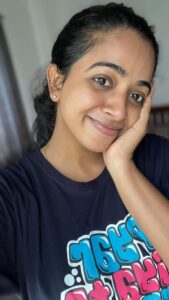 Sneha Babu Instagram - I had a really good time doing this! Products used:- Cleansing Water:- Garnier Micellar Cleansing Water Face Wash:- The Face Shop Rice Water Bright Foaming Cleanser Scrub:- The Face Shop Smart Peeling Honey Black Sugar Scrub DIY Face Mask:- Besan, Kasturi Manjal and Curd To remove facial hair:- Patanjali Aloevera Gel and a face razor Sheet mask:- Garnier Vitamin C serum mask Moisturiser:- Pond’s Light Moisturiser