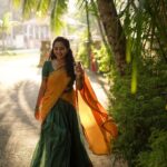 Sneha Babu Instagram - 🌻 Shot by:- @yaami____ Styling:- @ms__athira Costume:- @natalee_boutique MUA:- @style_art_by_rinty Accessories:- @newlookbeautycollections