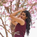 Soundariya Nanjundan Instagram - I got lost in a sea of pink petals 🌸 💗 I'm not sure what heaven looks like, but I imagine it smells like cherry blossoms 😉 🎥- @bhoopalm_official Hairdo - @meghna_makeoverartistry Styledbyme 💕 #cherryblossom 🌸 🌸 🌸 🌸 🌸 🌸 🌸 🌸 #soundariyananjundan #bangalore #flowers #streetstyle #fashion #style #streetwear #ootd #streetphotography #fashionblogger #photography #streetfashion #street #instagood #fashionstyle #fashionista #pink #outfitoftheday #outfit #love #photooftheday #model #lifestyle #like #art #instagram #styleblogger #picoftheday #follow Bangalore, India