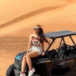 Soundariya Nanjundan Instagram - When you're the gang leader, you don't just walk in, you make an entrance😉🤘 🏜️ Also we arrive fashionably late and in style😜 Off-Road 🌅 🐪 📸- @bhoopalm_official #dubaidesert #dune #jeep styledbyme ✨ 🏜️ 🏜️ 🏜️ 🏜️ 🏜️ #soundariyananjundan #desert #travel #nature #photography #desertlife #travelphotography #adventure #love #sunset #dubai #photooftheday #instagood #sahara #instagram #travelgram #sand #explore #uae #naturephotography #instagood #mountains #instalike #desertvibes #fashion #fashionblogger #photooftheday #photography #instagood #instalike #likesforlike #followforfollowback Dubai Desert Safari