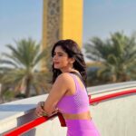 Soundariya Nanjundan Instagram - The Dubai Frame is the ultimate game of hide-and-seek - except you can't really hide behind a frame that big🤭 💜 📸- @bhoopalm_official Outfit- @hm 💼- @guess #styledbyme 💜 💜 💜 💜 💜 💜 #soundariyananjundan #dubaiframe #dubai #uae #dubailife #love #fashion #instagram #instagood #india #travel #photography #dubaifashion #dubailifestyle #uae🇦🇪 #kannadiga #chennai #outfit #followforfollowback #likesforlike #instalike #travelphotography #destination #purple #ootd #photography #fashionblogger #blogger #influencer #model
